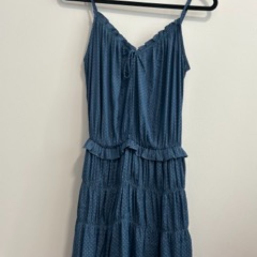 NSR Blue Polka Dot Dress